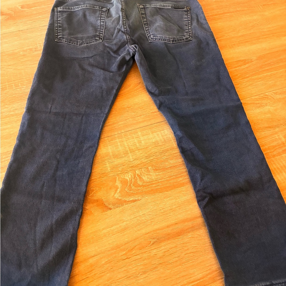 7 For All Mankind Dark Blue Relaxed Jeans - Picture 4 of 4